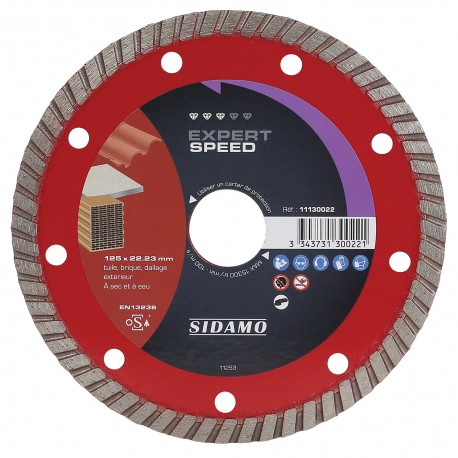 DISQUE DIAMANT EXPERT SPEED D. 125 x 22,23 x H 7