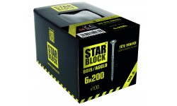 Vis bois et agglomérés - 6x200 - TX - boite de 100 STARBLOCK