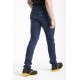 Jeans de travail coupe droite ajustée denim stretch WORK0 stone brossé T.42