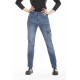 Jeans de travail multi poches denim stretch BETTY brossé T.42