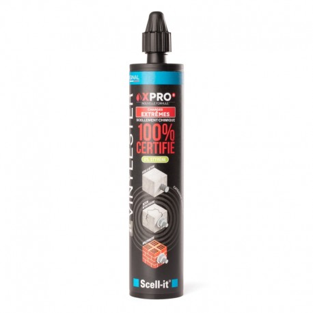 SCELLEMENT CHIMIQUE - RESINE VINYLESTER 100% CERTIFIEE