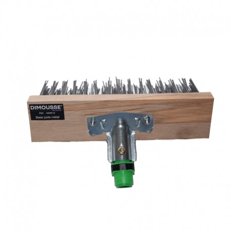Balai poils métal - largeur 30 cm
