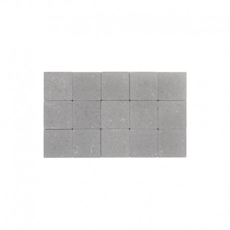 PAVE NON TAMBOURINE SANS CHANFREIN 15X15X6 GRIS