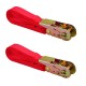 SET DE 2 SANGLES A CLIQUET 25MM X 5,00M