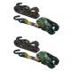 SET DE 2 SANGLES A CLIQUET 27MM X 5.00M CROCHET S