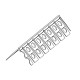 Profilé d'angle perforé cintrable en PVC Perfect