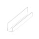 Profilé de protection PVC retour forme L